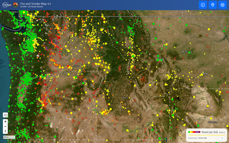 Wildfire Smoke Air Quality Update: Thursday August 13, 2026 at 10:30am