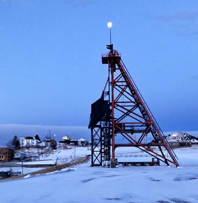 Winter morning, Butte, Montana