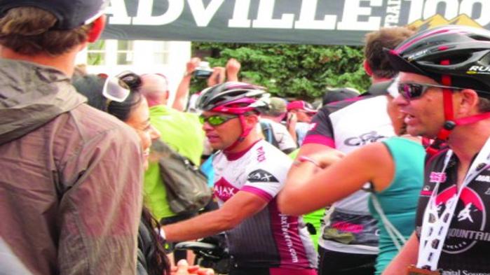 Badge Of Honor Local Cyclist Buckles Down At 100 Mile