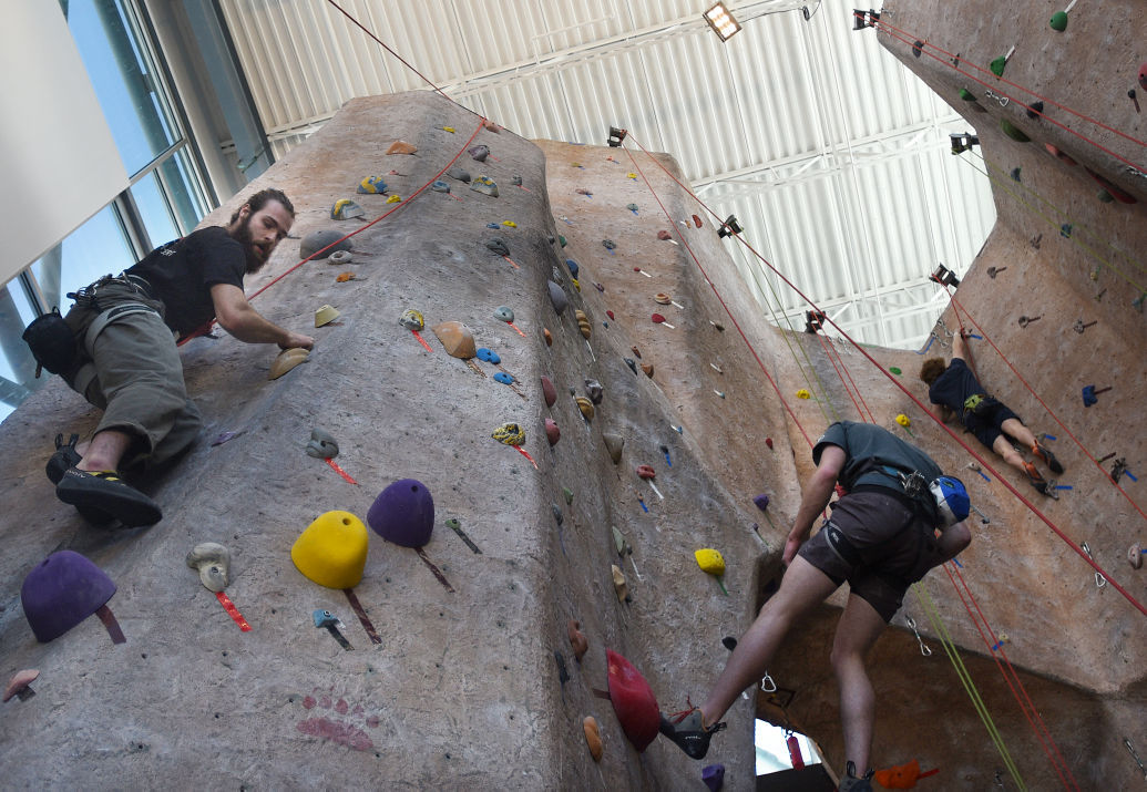 Climbers 'Rock the Rec' at University of Montana Local