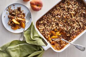 EatingWell: Peach crisp, the perfect summer dessert