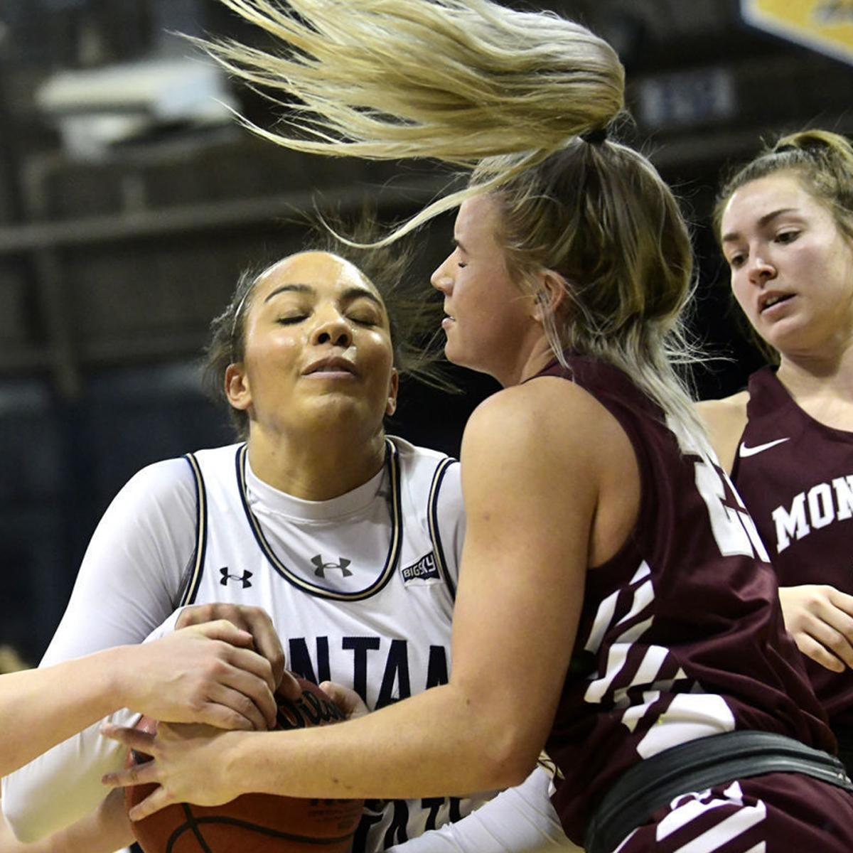 Montana State Women S Basketball Team Downs Montana To Claim Share