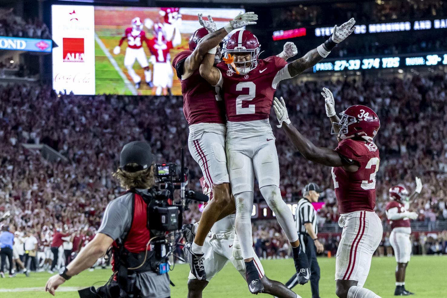 Alabama jumps to No. 1 in AP poll; UNLV ranked for first time