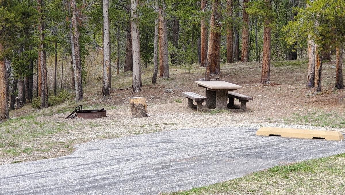 Boulder Creek campground on Wise River