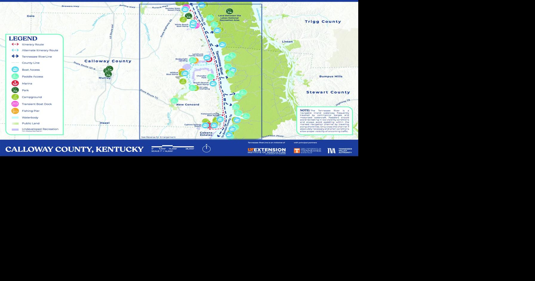 Calloway Tourism part of Tennessee RiverLine’s ‘Plan Your Journey’