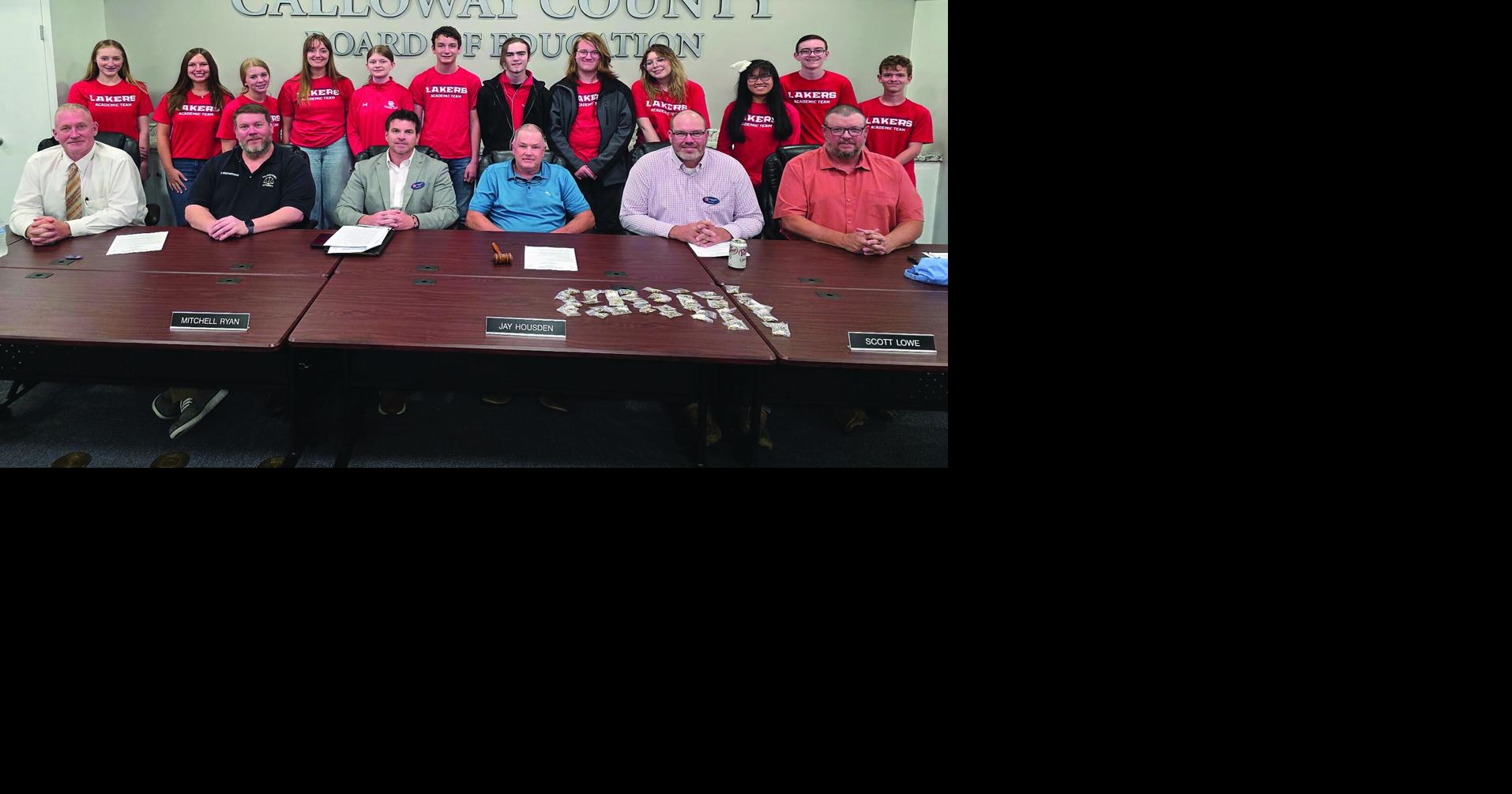 Calloway County Board of Education honors student achievements