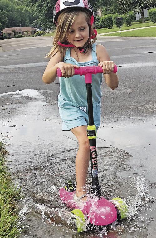 Puddle pushing