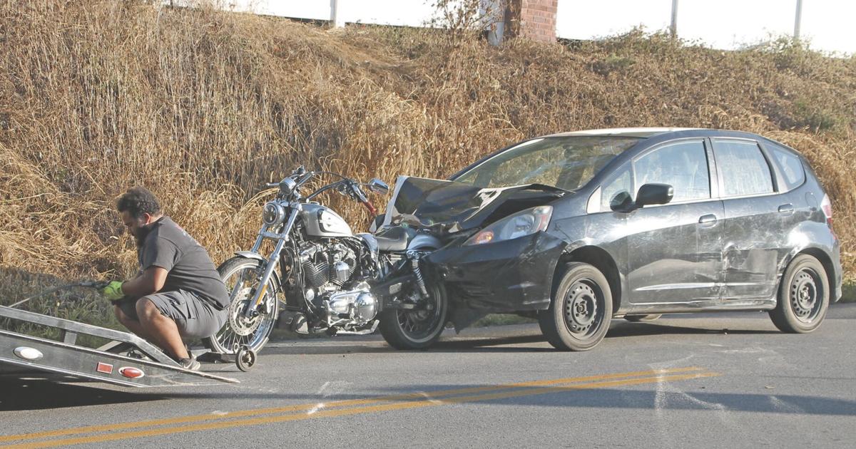 Woman taken to MCCH after motorcycle rear-ended | Local News ...