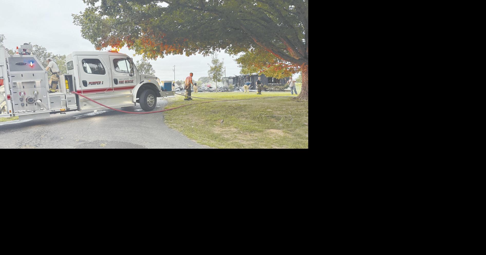 CCFR battles house fire near Almo | News | murrayledger.com
