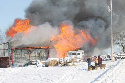 Horse Dies In Barn Fire Morgan Passerby Assisted Owners In