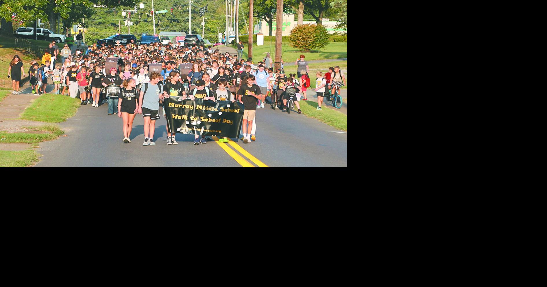 Tigers Walk to School Day