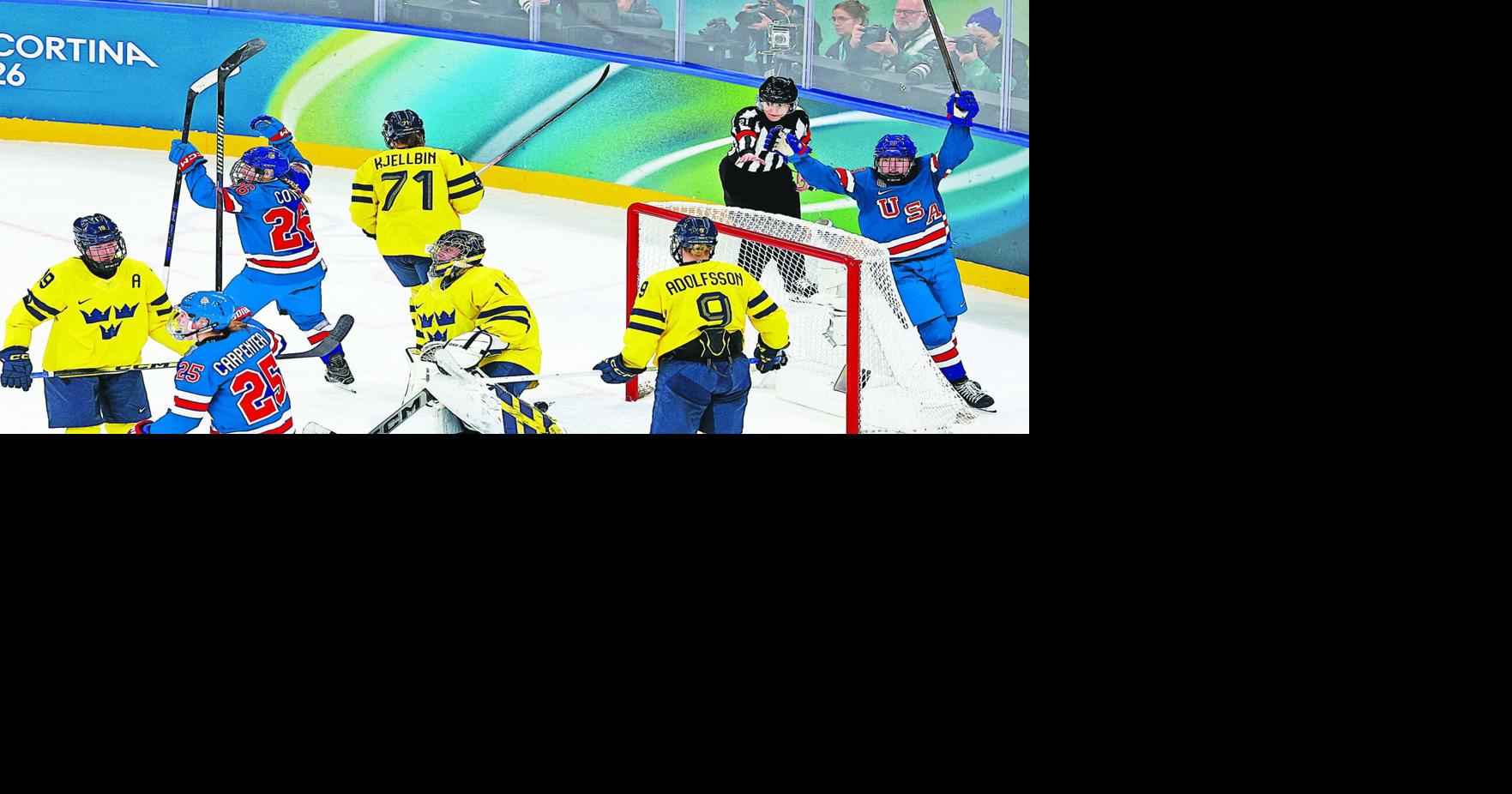 US women’s hockey dominates Sweden to advance to Olympic gold-medal game