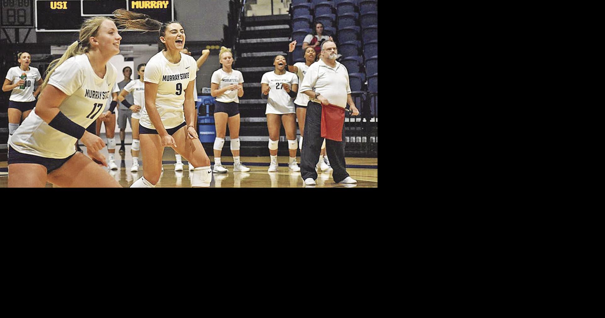 Racer volleyball starts season with sweep at USI | Murray State ...