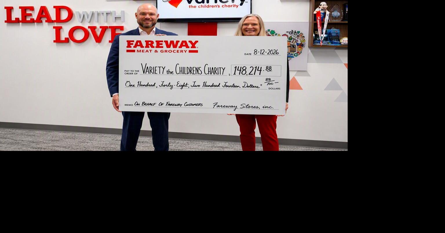 Fareway customers raise more than $158,000 for Variety - the Children’s Charity