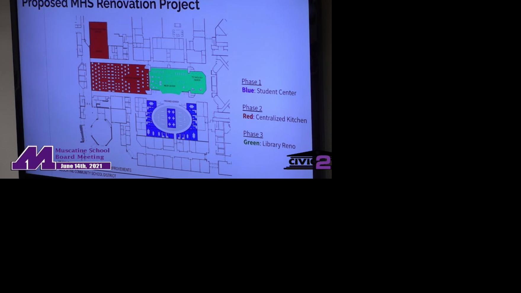 Muscatine school board discusses upcoming facility updates