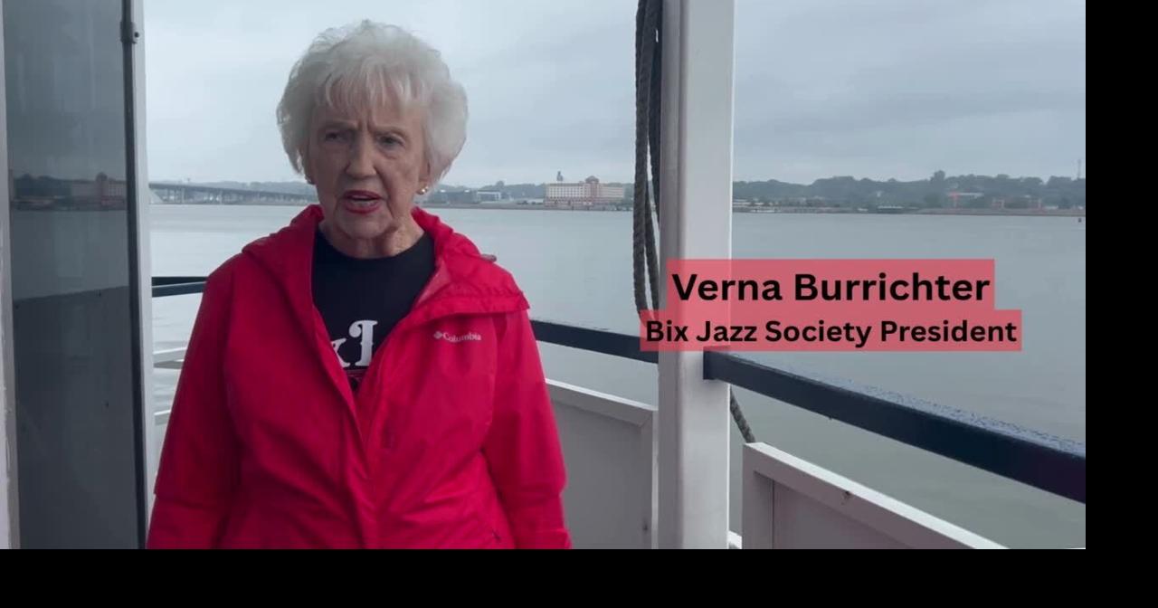 Verna Burrichter, of the Bix Jazz Society, talks about the Bix Jazz Fest Cruise