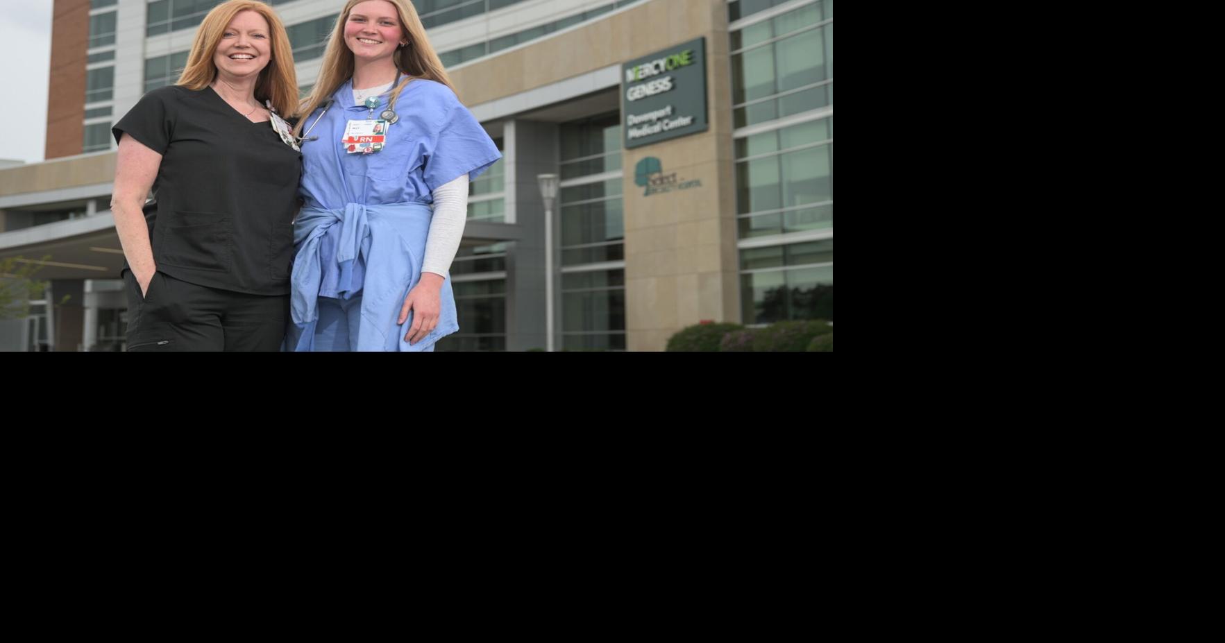 A lifetime of care: Mother and daughter work side by side at MercyOne Genesis