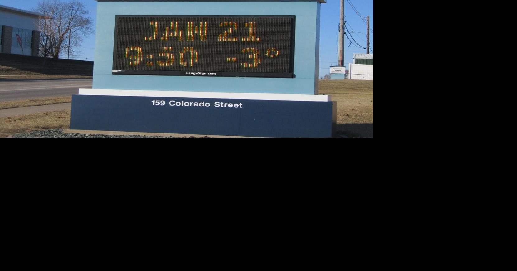 Temperature drops dangerously low