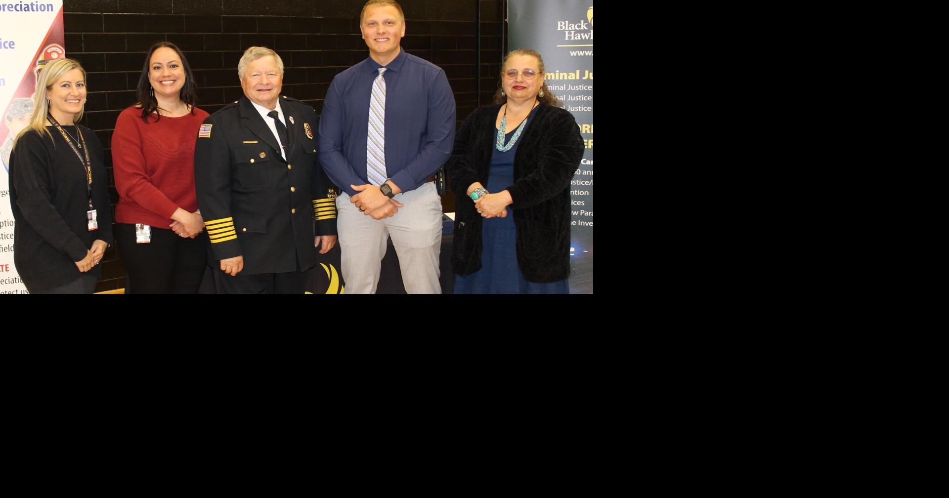 Black Hawk College honors five area first responders and community heroes