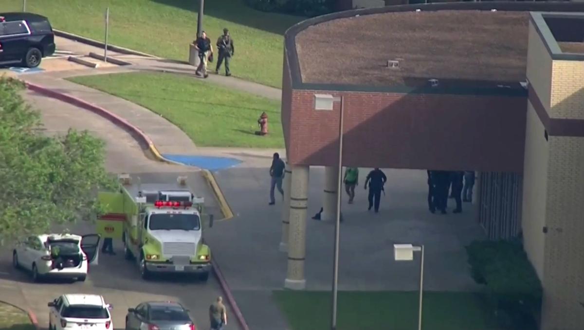 Photos Suspect captured, multiple people killed in Texas high school