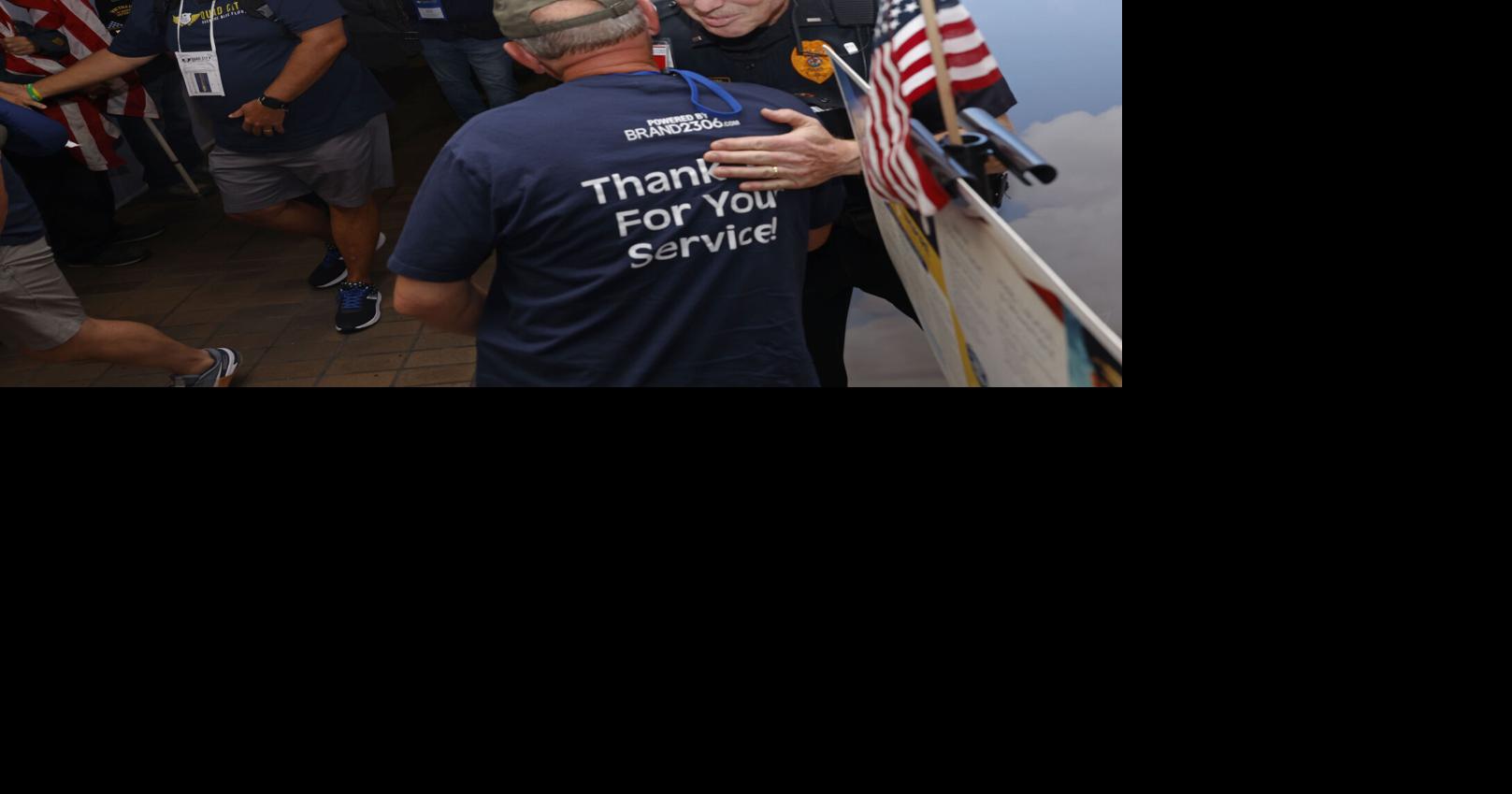 Photos: Inaugural Back the Blue Flight returns home to Quad-Cities after a day in Washington, D.C.