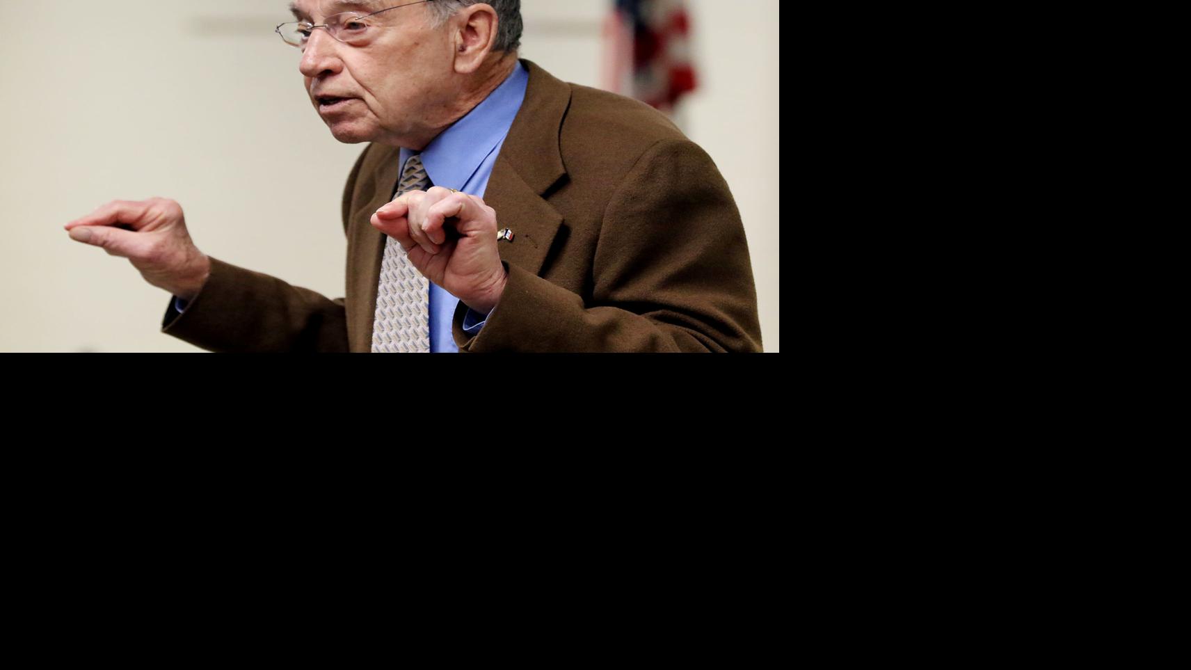 Sen Charles “Chuck” Grassley looking forward to again working w colleagues in person