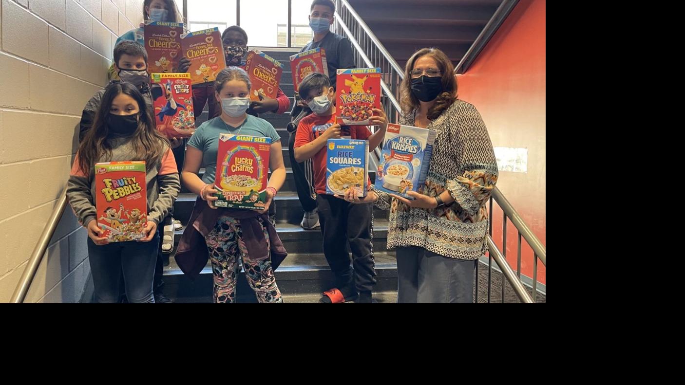 Jefferson Elementary in Muscatine uses cereal fundraiser to create “domino effect”