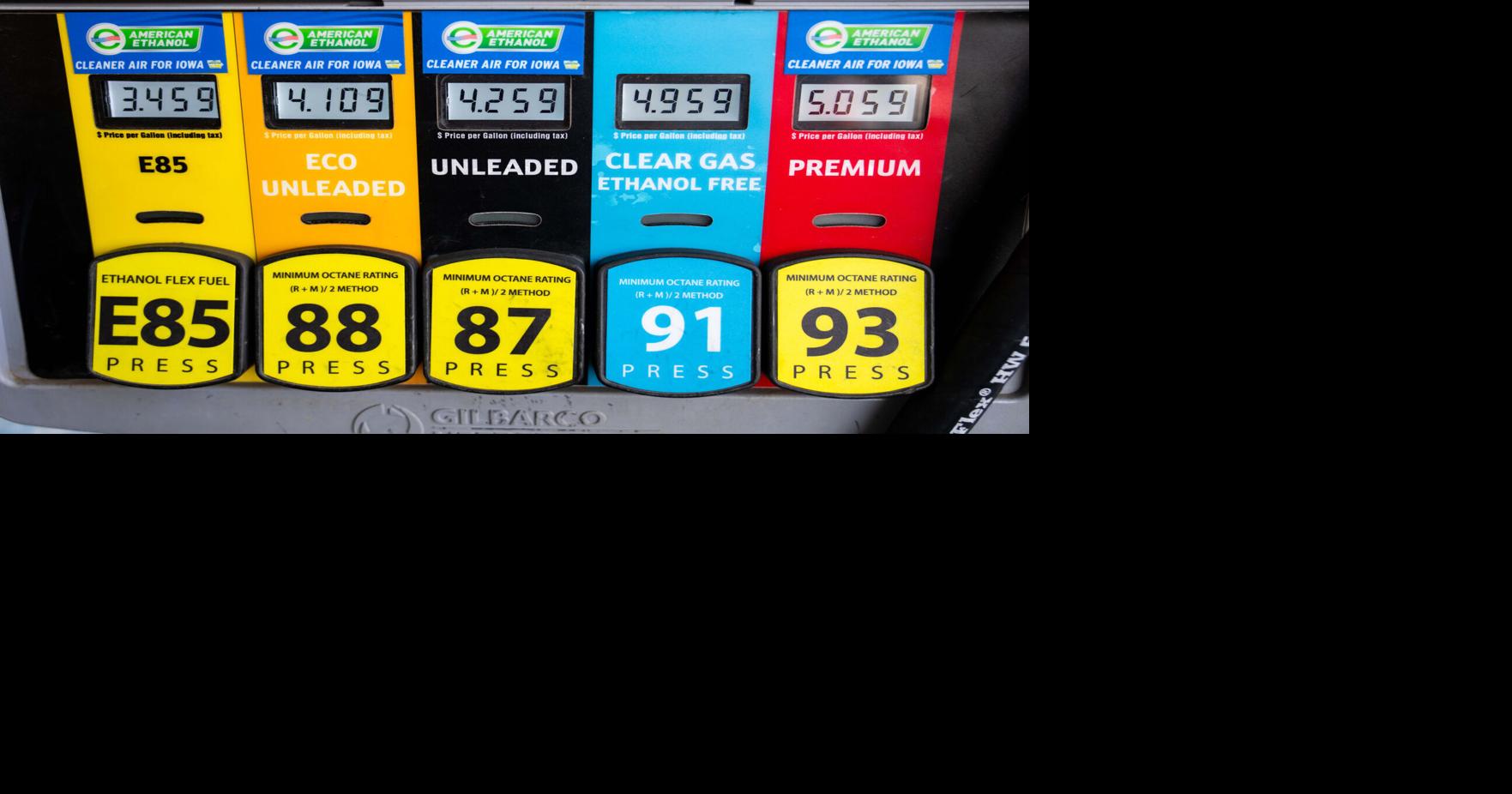 Gas is up 20 cents in the Q-C, see how that compares to neighboring communities