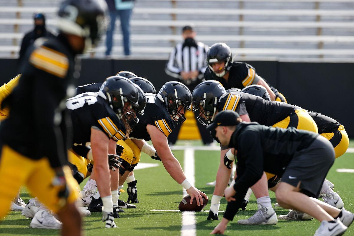 HAWKEYE FOOTBALL SPRING PRACTICE NO. 9