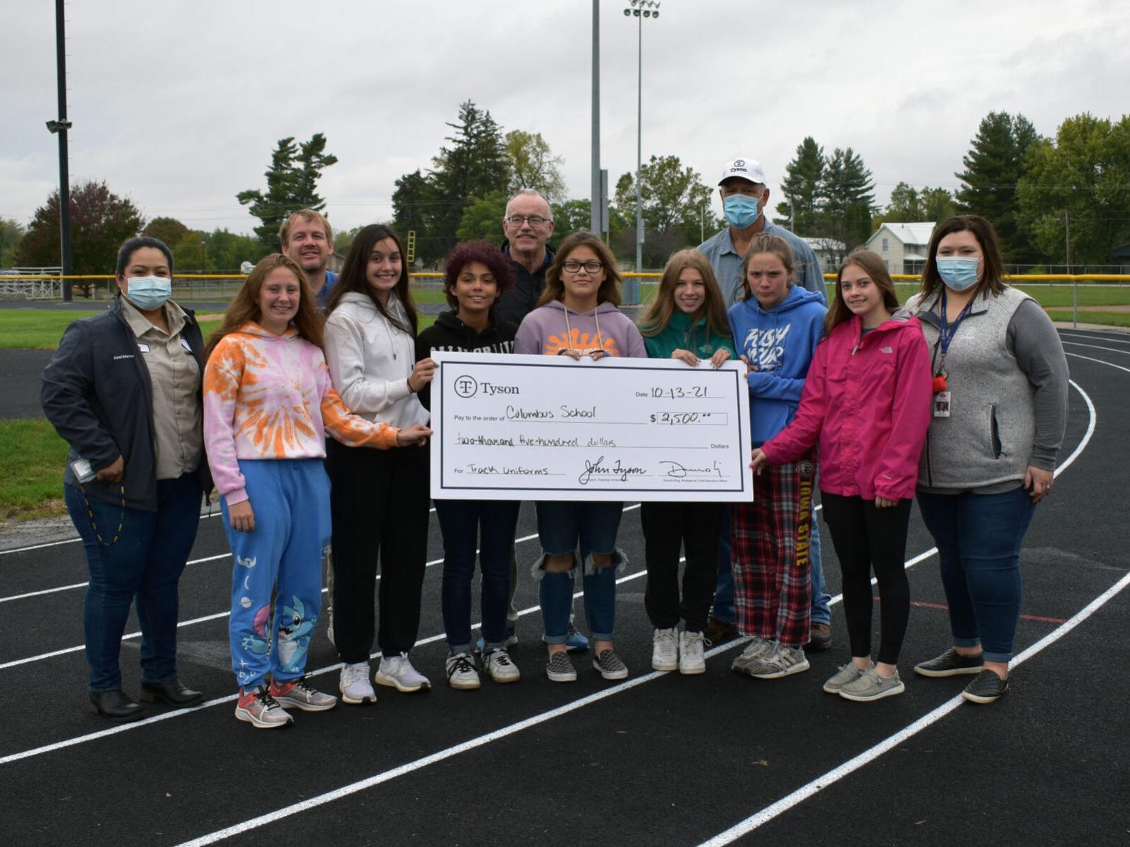Tyson Donates Uniforms To Columbus Girls Track Team Local Muscatinejournal Com Tyson Donates Uniforms To Columbus Girls Track Team Local Muscatinejournal Com