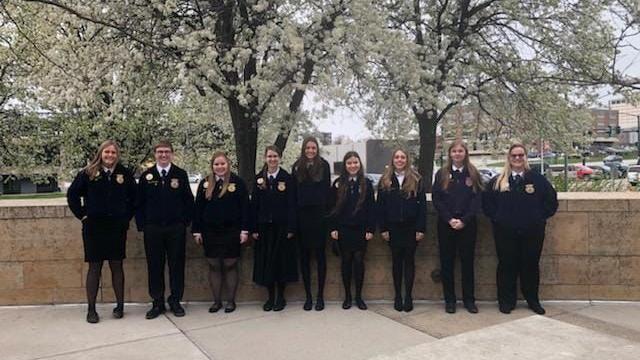 Muscatine FFA teams rank first at state, will be representing Iowa at Nationals in October