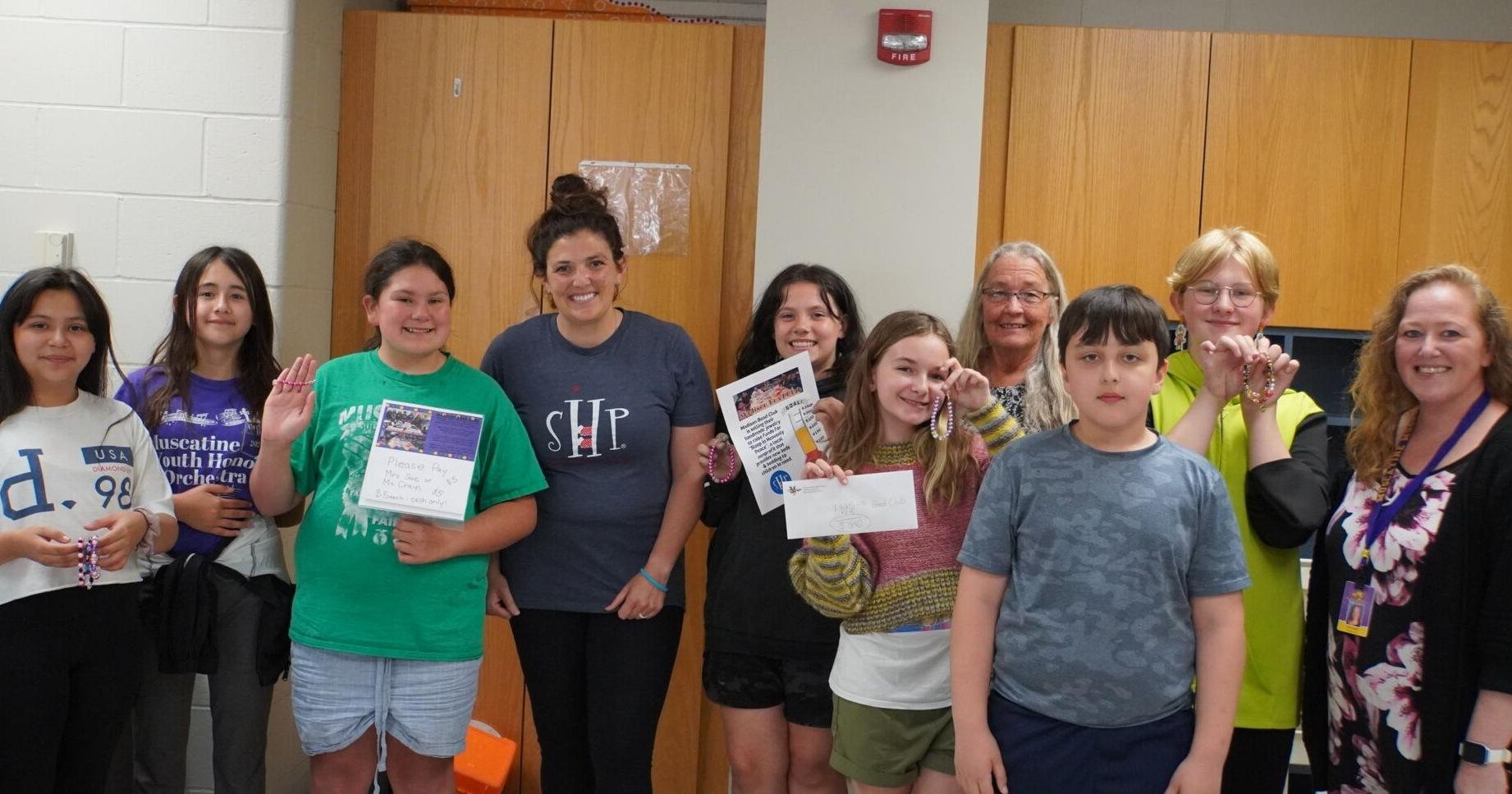Madison Elementary Bead Club students donate $250 to Sleep in Heavenly Peace - Vimarsana News