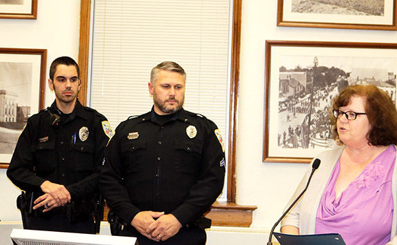 Two Muscatine Police Officers Receive Life Saving Medal