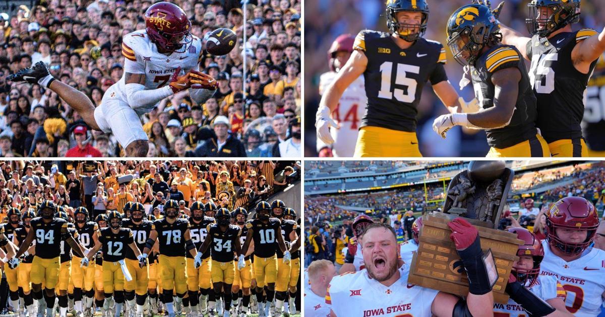 Photos: Iowa State defeats rival Hawkeyes, 20-19, in stunning comeback