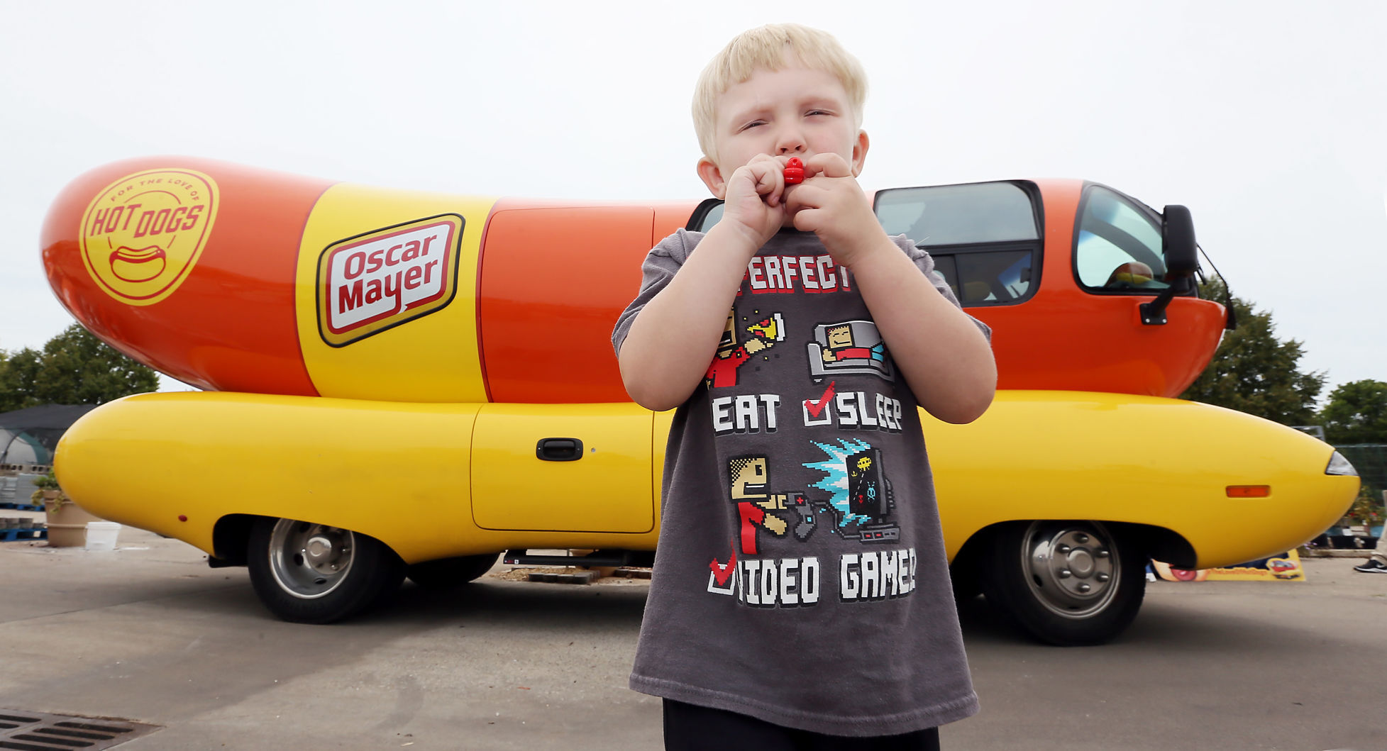 Hot dog The Oscar Mayer Wienermobile is in the Quad Cities this weekend