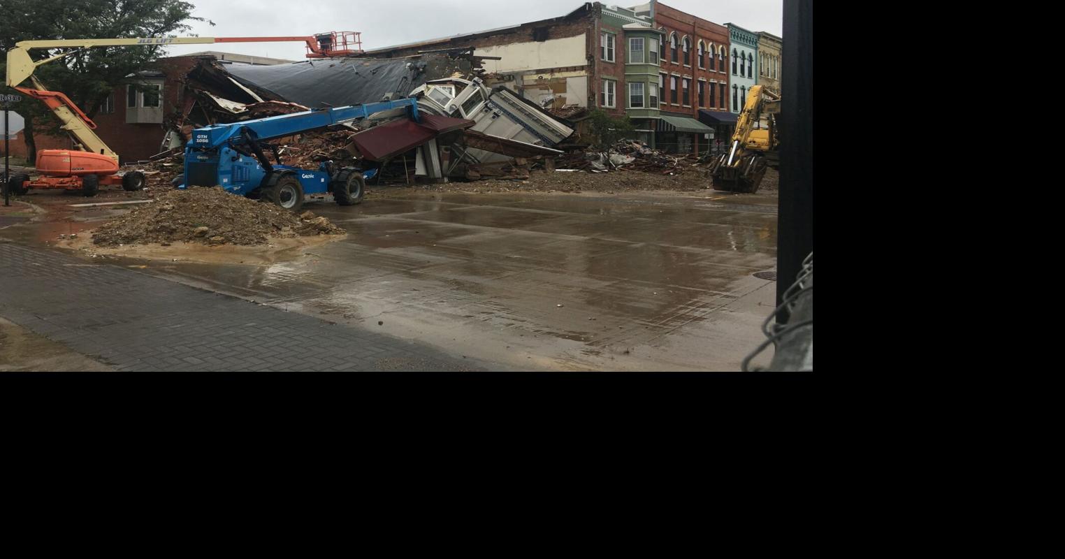 Updated: City asks public to avoid area after Muscatine buildings collapse