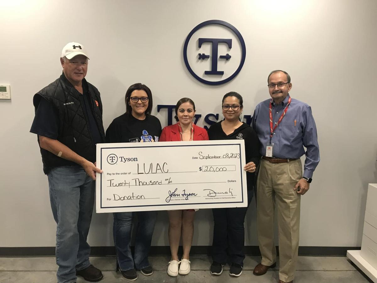 Tyson Foods gives 20,000 grant to LULAC program in Columbus Junction