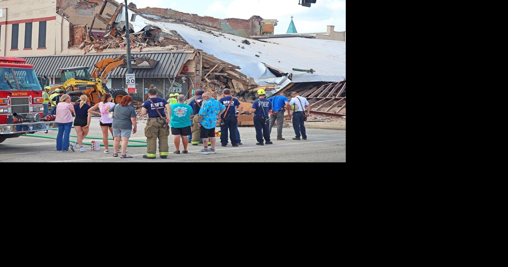 Downtown Mattoon building collapse under investigation