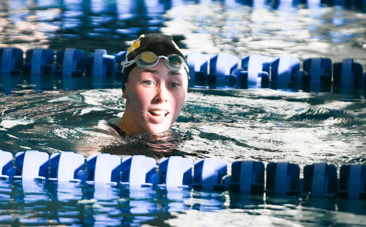 Lears Lead Talented Deep Muskie Girls Swim Team High School Sports Muscatinejournal Com