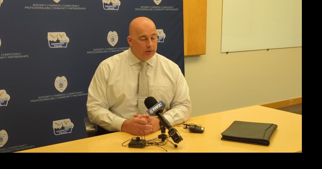 New Davenport Police Chief Greg Behning on what he would say to Davenport residents about his leadership