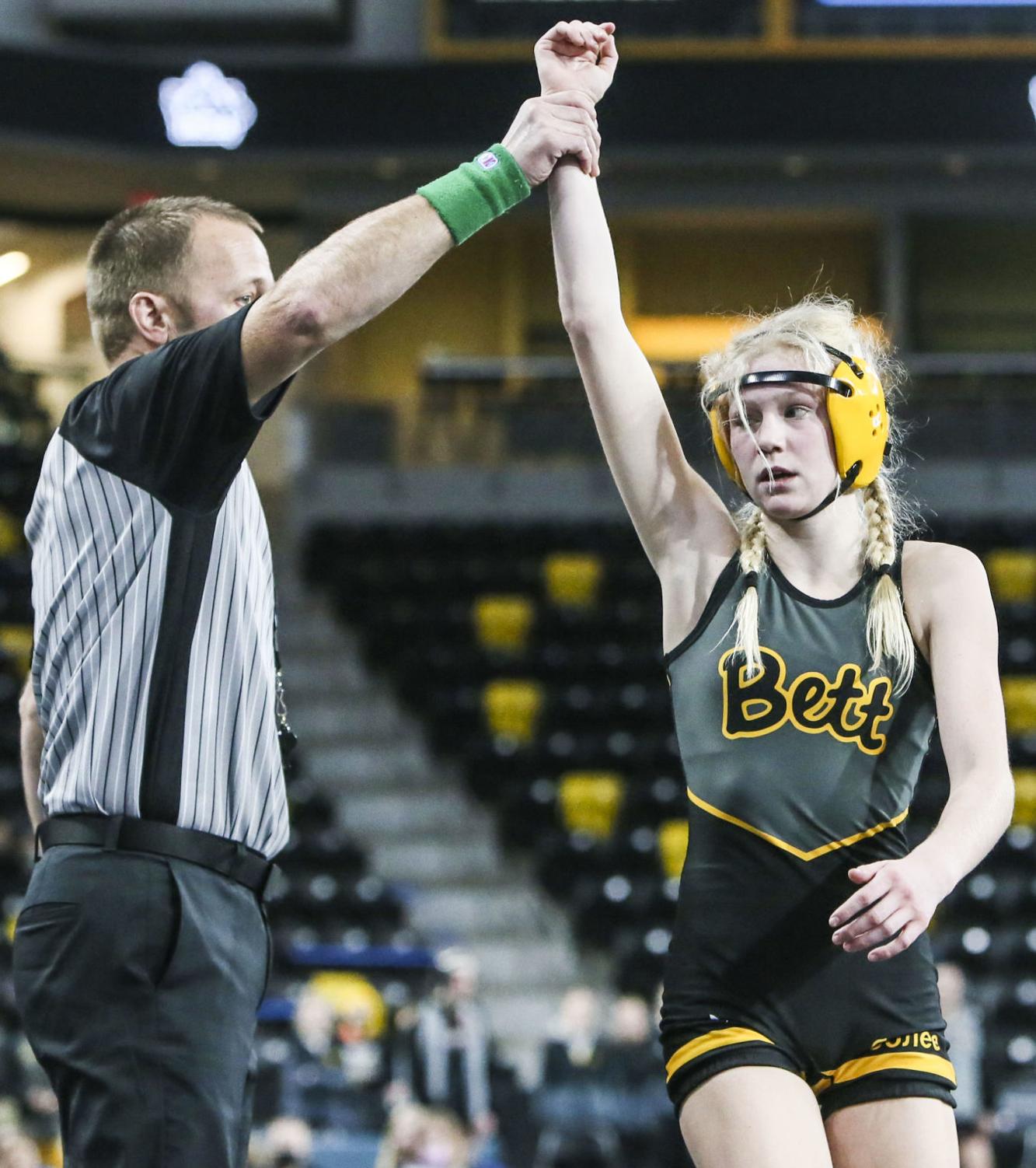 Photos Iowa Wrestling Coaches and Official Association's girls state