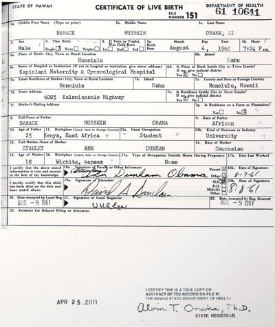Journal Poll Pres Obama S Birth Certificate Local