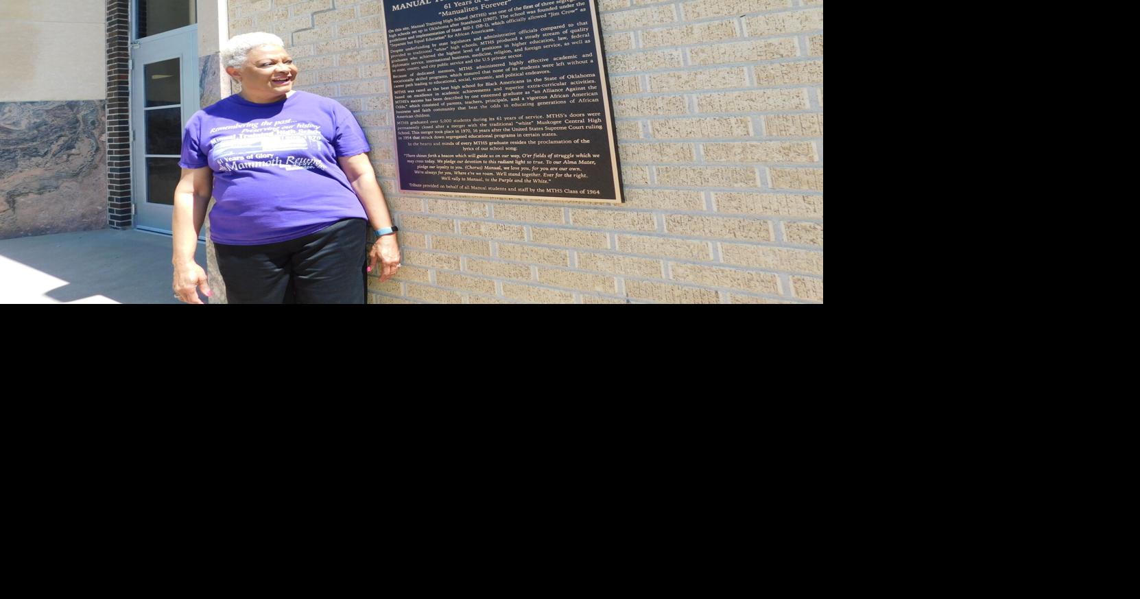 Manual Training High School plaque dedicated at former building. News