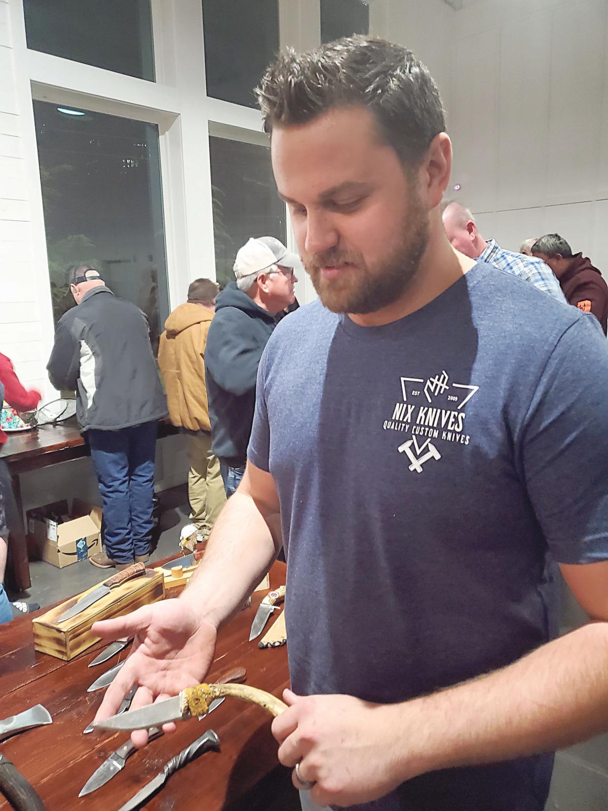 Local Bladesmith Wins Forged In Fire News Muskogeephoenix Com Four custom knife makers compete to make the best usable knife through a series of challenges. local bladesmith wins forged in fire