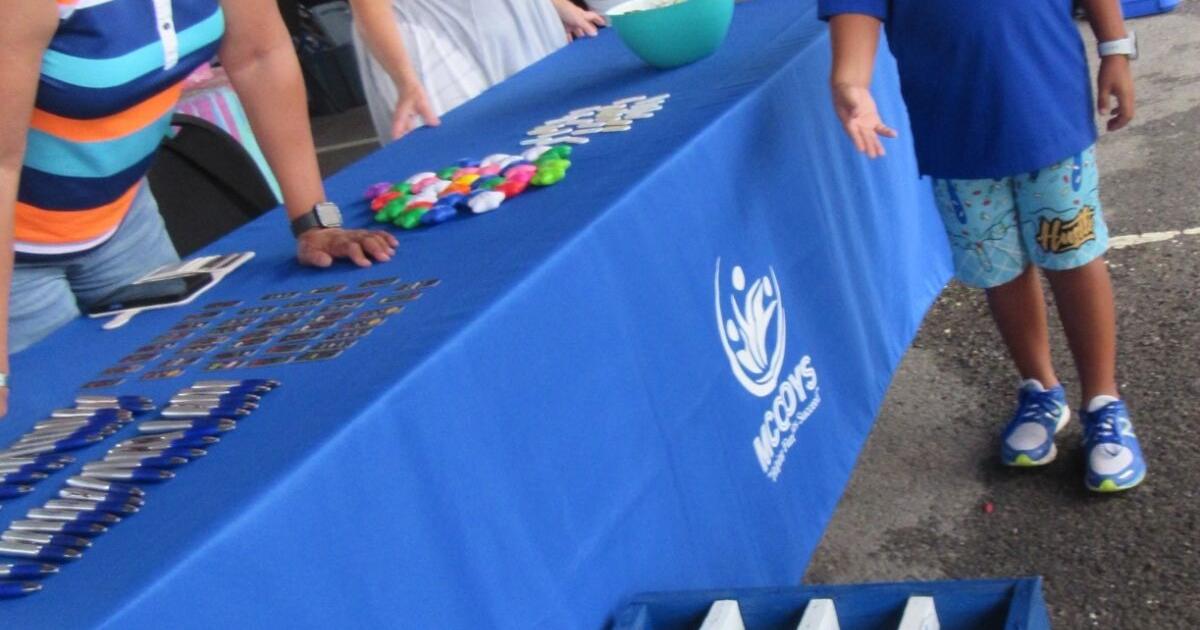 Lake Area United Way promotes a variety of services at block party