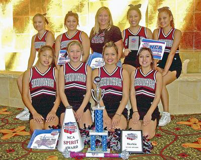 sequoyah cheerleaders muskogeephoenix shyla symone weaver burgess hailey robbin