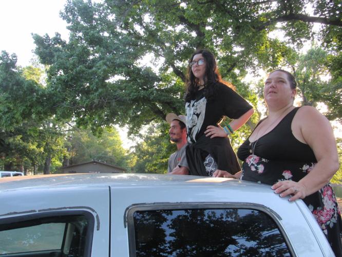 Rescheduled Symphony draws hundreds to park
