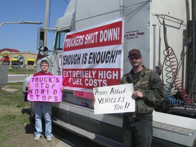 Truckers Protest Fuel Costs Freight Rates Archives