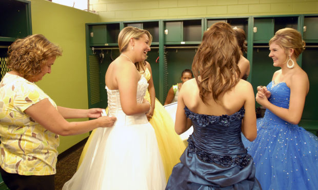 homecoming attendant dresses