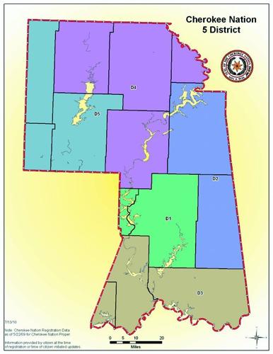 Cherokee Nation District Map Cherokees Pass Redistricting Plan | Archives | Muskogeephoenix.com